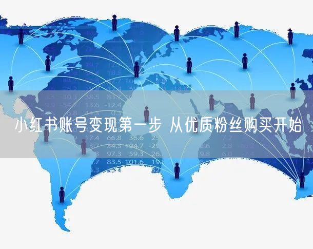 小红书账号变现第一步 从优质粉丝购买开始